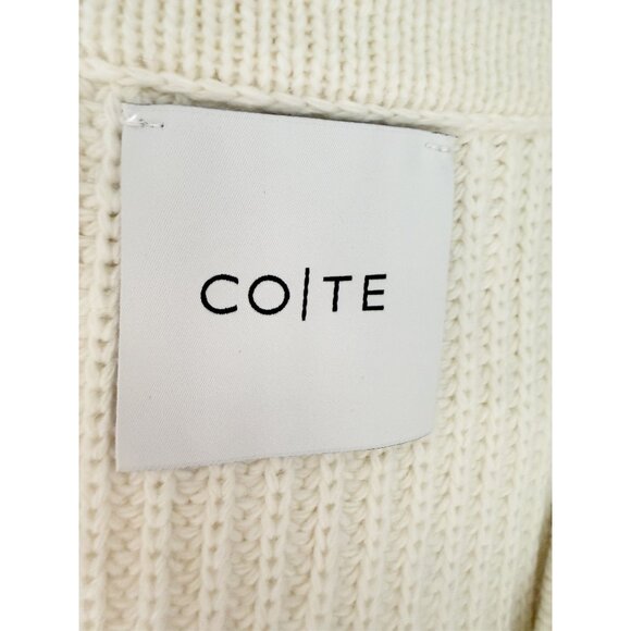 CO|TE Knit Sweater Vest Ribbed Design w/ Decorative Applique M - Picture 6 of 10